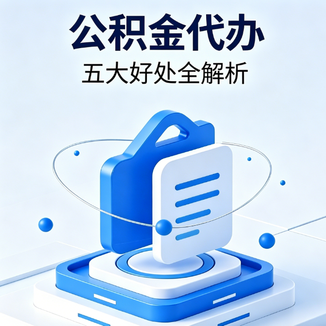 嘉兴公积金代办到底值不值？这5大好处让你少走弯路